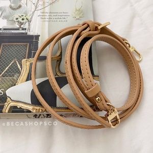 Natural Crossbody Vachetta Leather Strap Replacement for Louis Vuitton Croisette